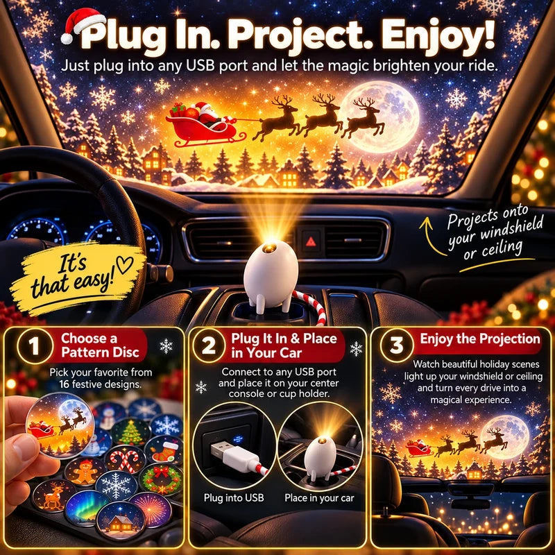 Christmas Car Projector